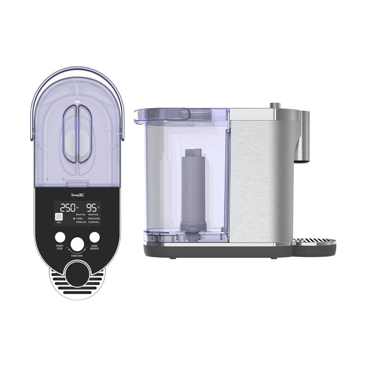 inno3C i-WD25 Instant Heating UV-C Ultra-Filtration Water Dispenser, , large image number 3
